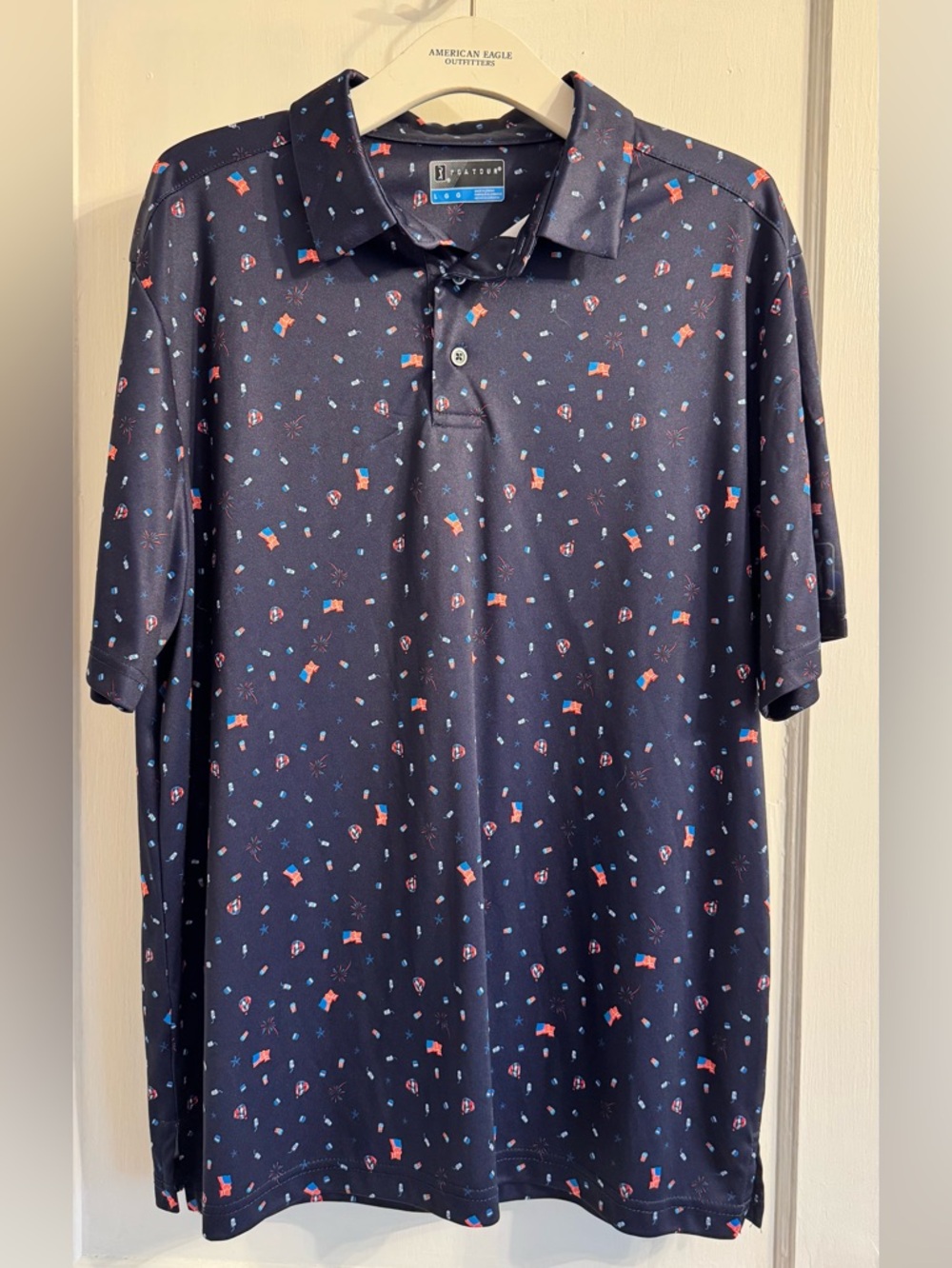 Patriotic Like New Men’s Golf Polo